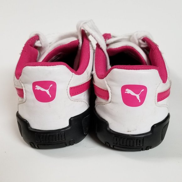 Puma Girls Sneakers Good Condition SZ 2.5 Youth - Picture 3 of 4
